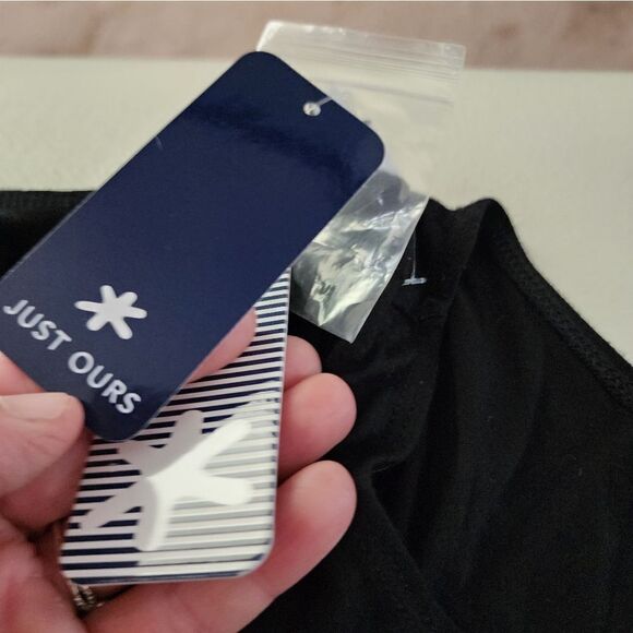 Splendid Black Cold Shoulder Wrap Dress women's Small Style # SD18210RT NWT - Picture 6 of 9